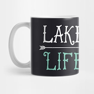 Lake Life Fishing Boating Sailing Funny Outdoor Mug